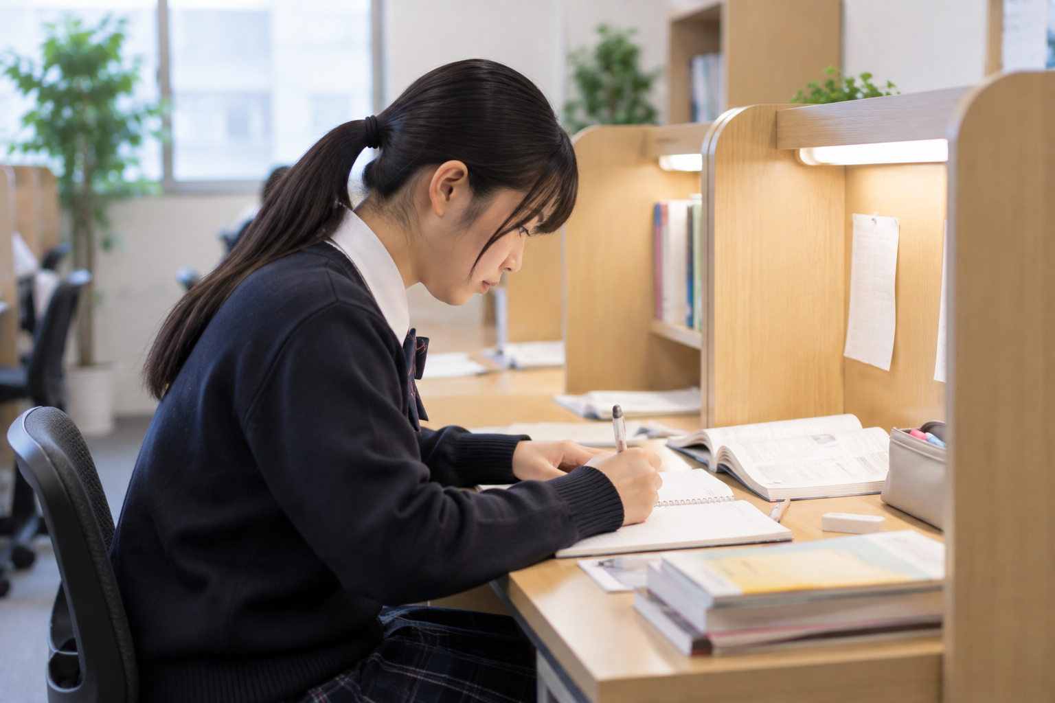 上智大学イスパニア語学科の推薦入試に向けてラテンアメリカ法研究への志望理由を考える高校生のイメージ