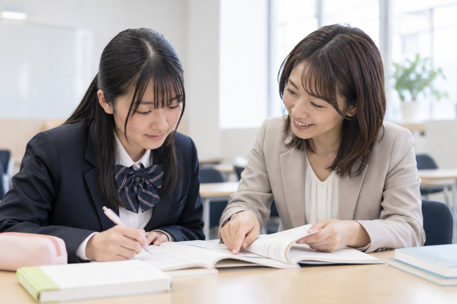 上智大学フランス語学科の推薦入試に向けて経済学や日欧比較研究への志望理由を考える高校生のイメージ